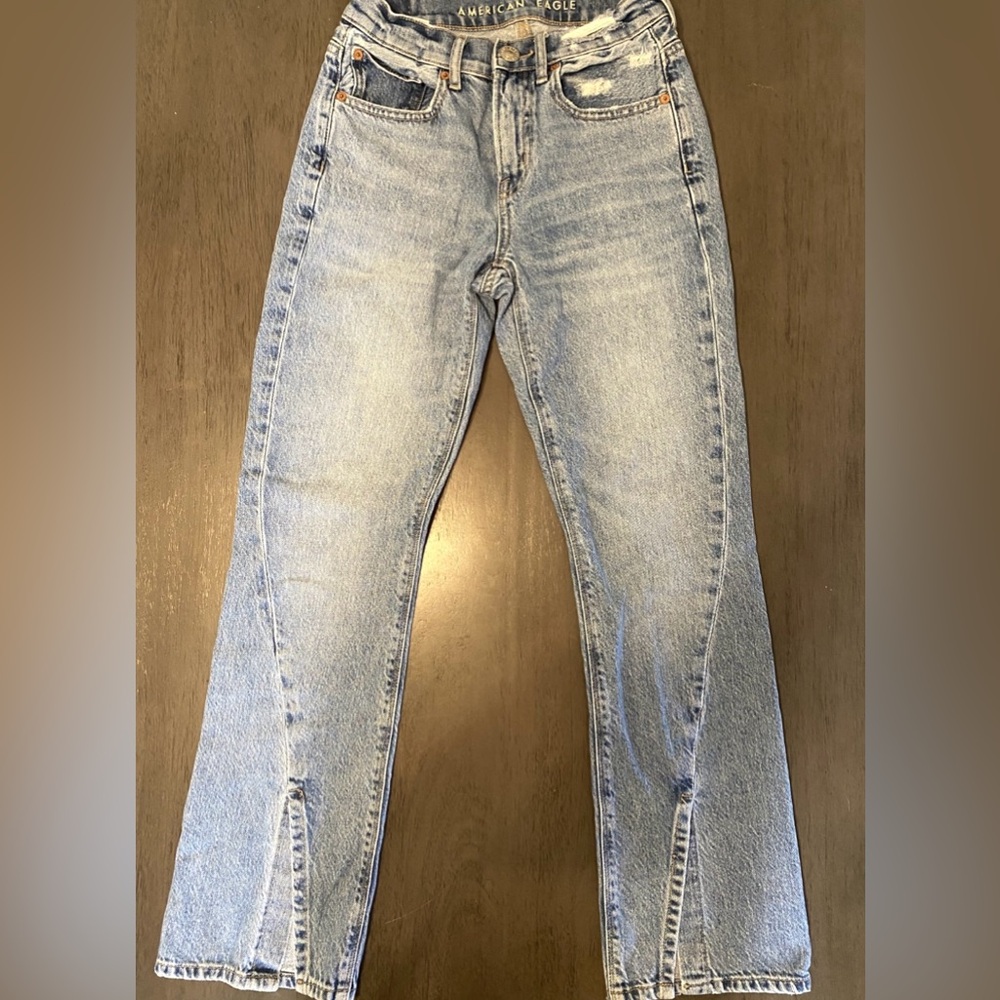 American Eagle Outfitters Light Wash Flare Jeans